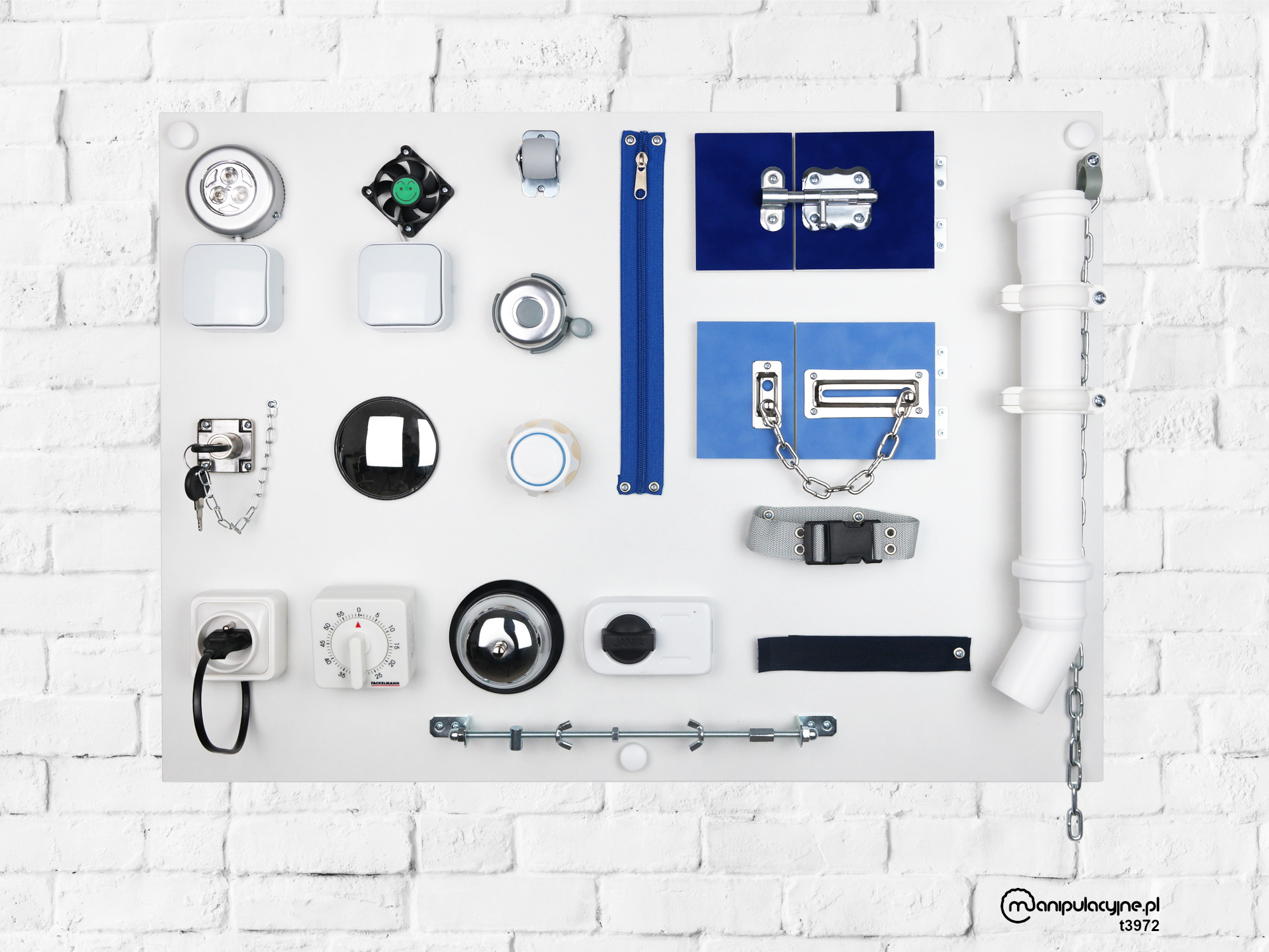 manipulacyjne.pl Tablica manipulacyjna sensoryczna montessori t3972